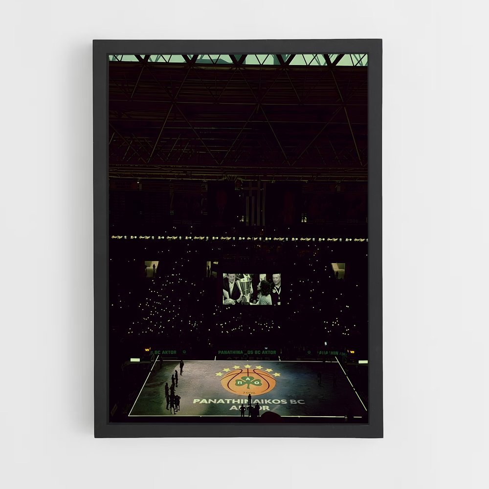 Poster Panathinaikos basketball (vue 2)